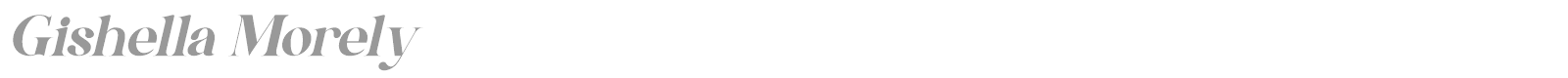 Gishella Morely font preview